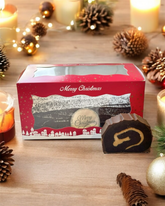 Biscoff Brownie Yule Log