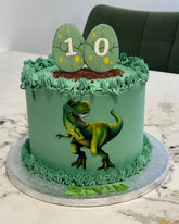 Dinosaur Celebration Cake- Handmade & Roar-some