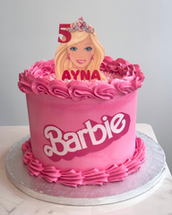 Barbie Birthday Cake – Bespoke Pink Barbie Celebration Cake