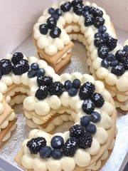 Medovik Double Number Cake – Premium Honey Cake for Celebrations