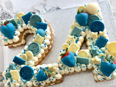 Medovik Double Number Cake – Premium Honey Cake for Celebrations
