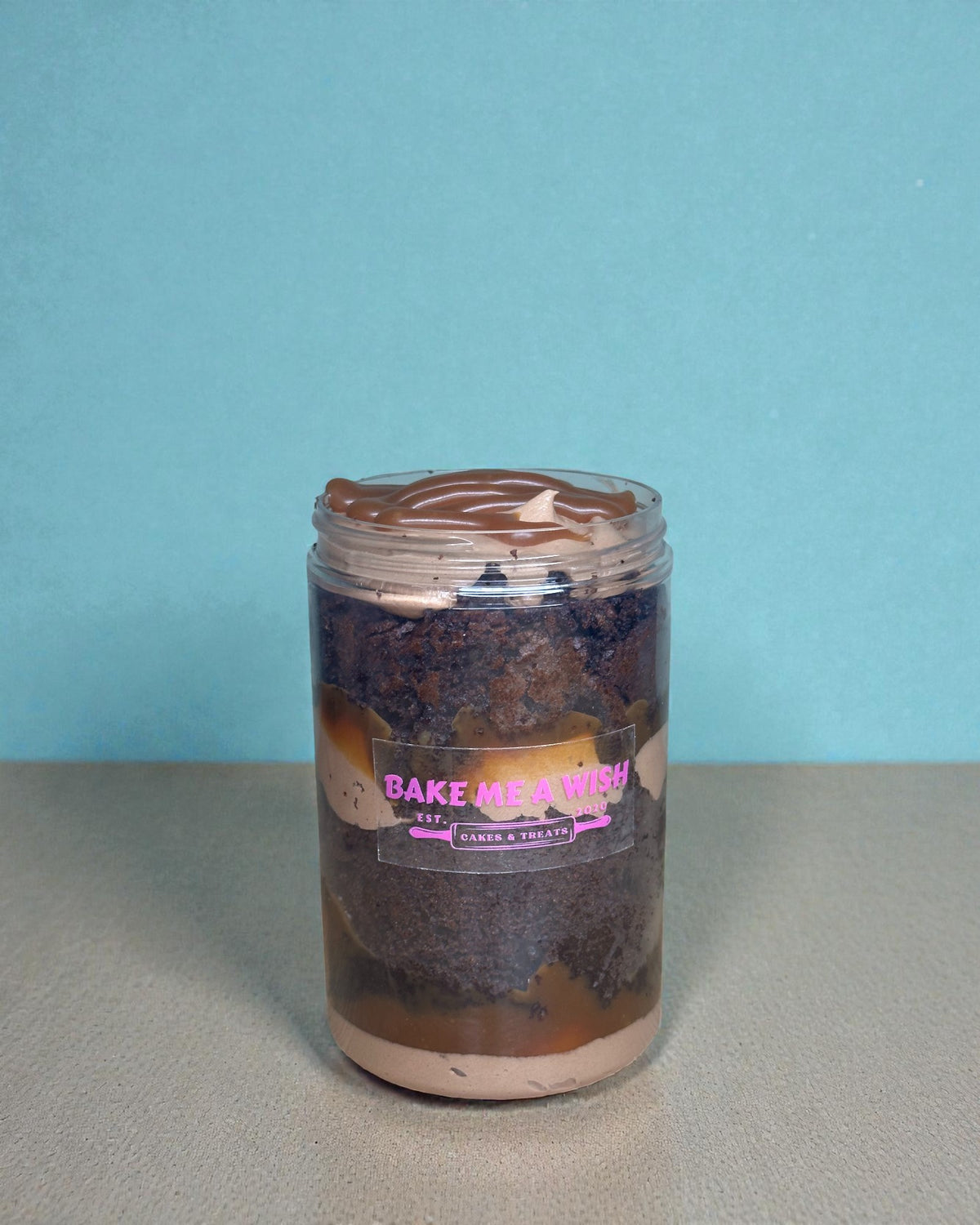 Chocolate & Caramel Regular Cake Jar