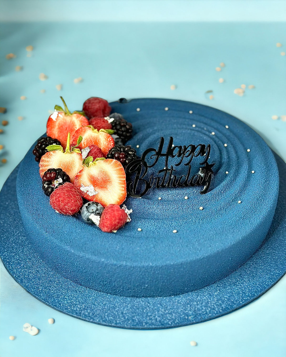 Classic Velvet Entremet Cake – Luxurious Velvet‑Effect Mousse