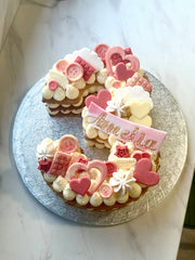 Medovik Single Number Cake – Honey Layer Cake