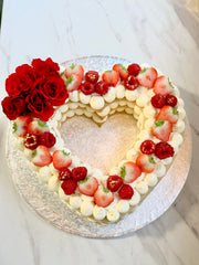 Large Heart‑Shaped Medovik Cake – Premium Honey Layered Dessert