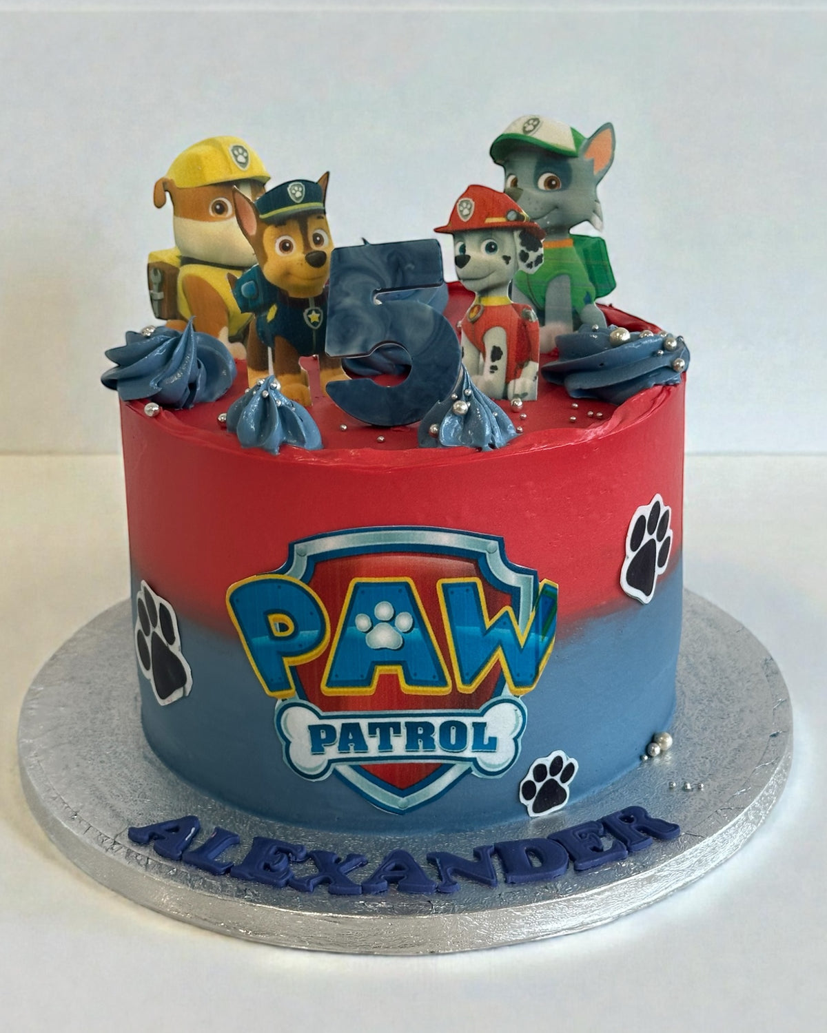 Paw Patrol Themed Cake – Handmade Birthday Treat
