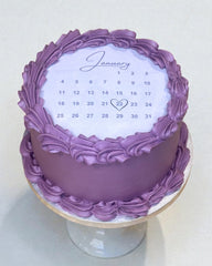 Personalised Calendar Cake