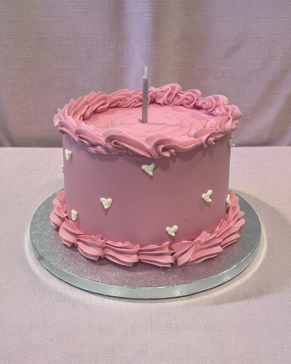 Vintage Hearts Cake