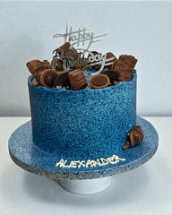 Velvet Chocolate Birthday Cake